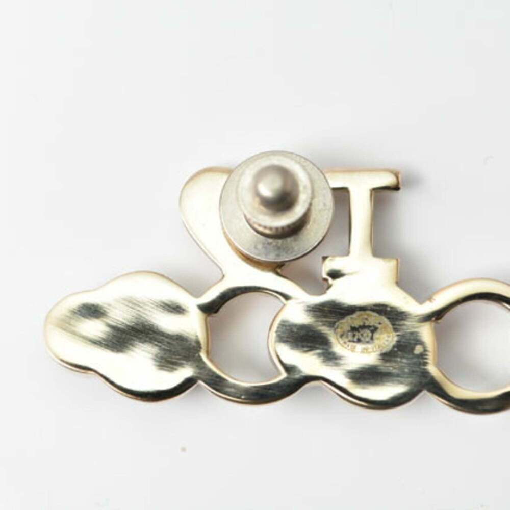 CHANEL Brown Love Brooch - Picture 4 of 5
